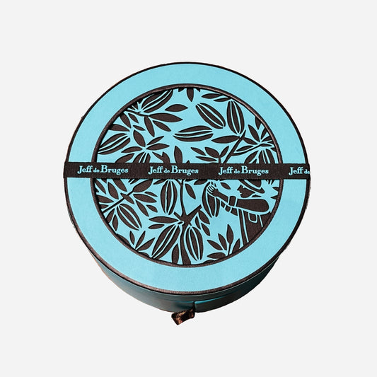 Kulatá krabička tyrkysová nebo hnědá 250 g