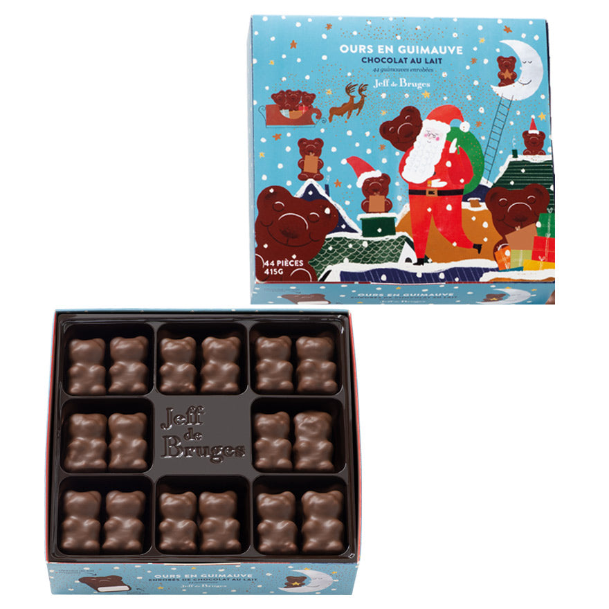 Krabička 44 ks medvědů v mléčné čokoládě 415g
