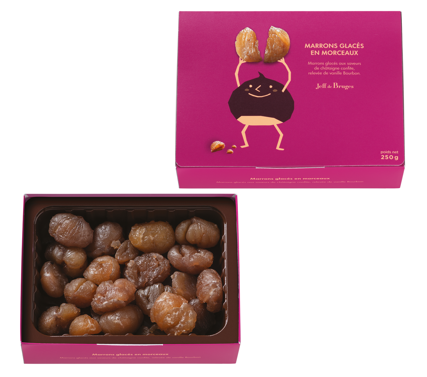 Krabička ledových kaštanů 250g