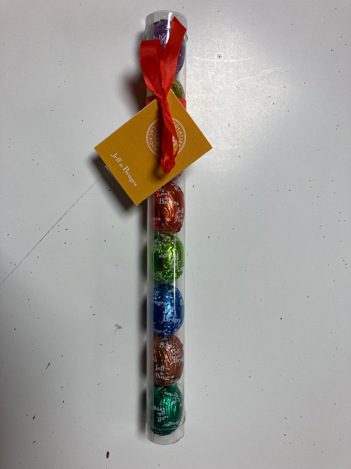 čokoládová vajíčka v tubě 90 g