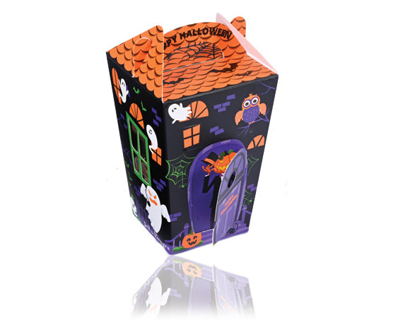 Domek Halloween plněný bonbóny