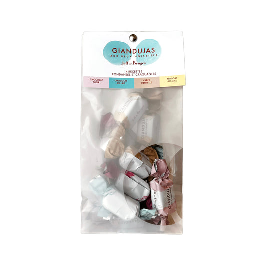 Sáček nugátů  mix  druhů čokoláda 140 g