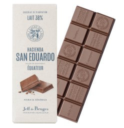 Tabulková mléčná čokoláda kakao z Ekvádoru 38 %