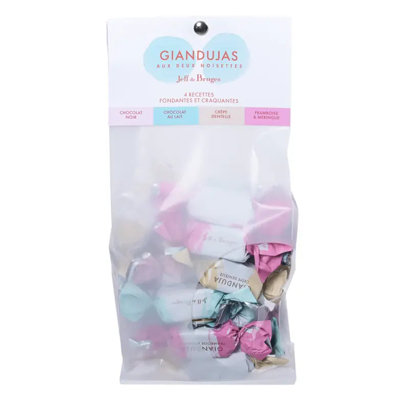 Sáček nugátů  mix  druhů čokoláda 140 g