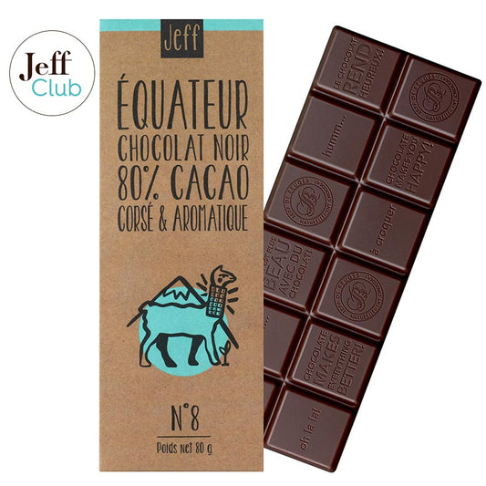 Tabulka č.8 hořká 80 % kakao z Ekvádoru